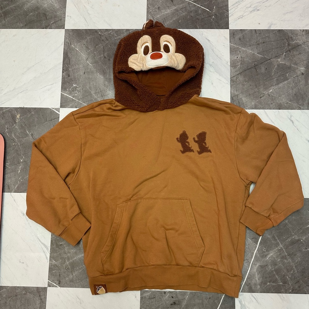 RARE Dale fuzzy Disneyland hoodie
